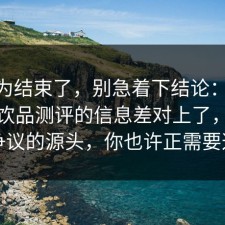你以为结束了，别急着下结论：91爆料网饮品测评的信息差对上了，这才是争议的源头，你也许正需要这句